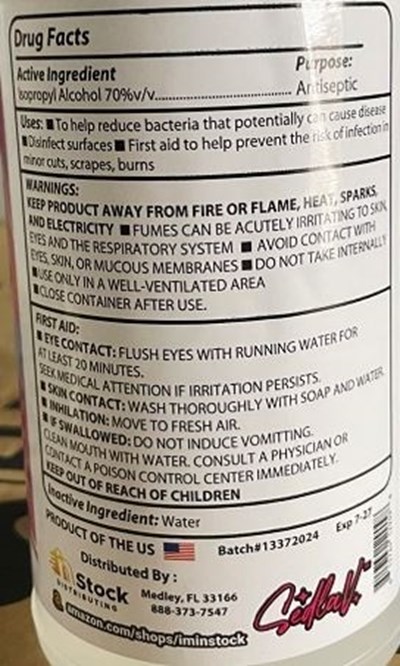 Active Ingredient (1floz Back)